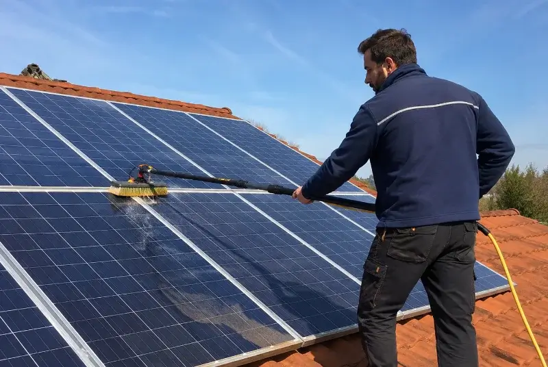 Nettoyage et entretien de panneaux solaires à Cheyssieu